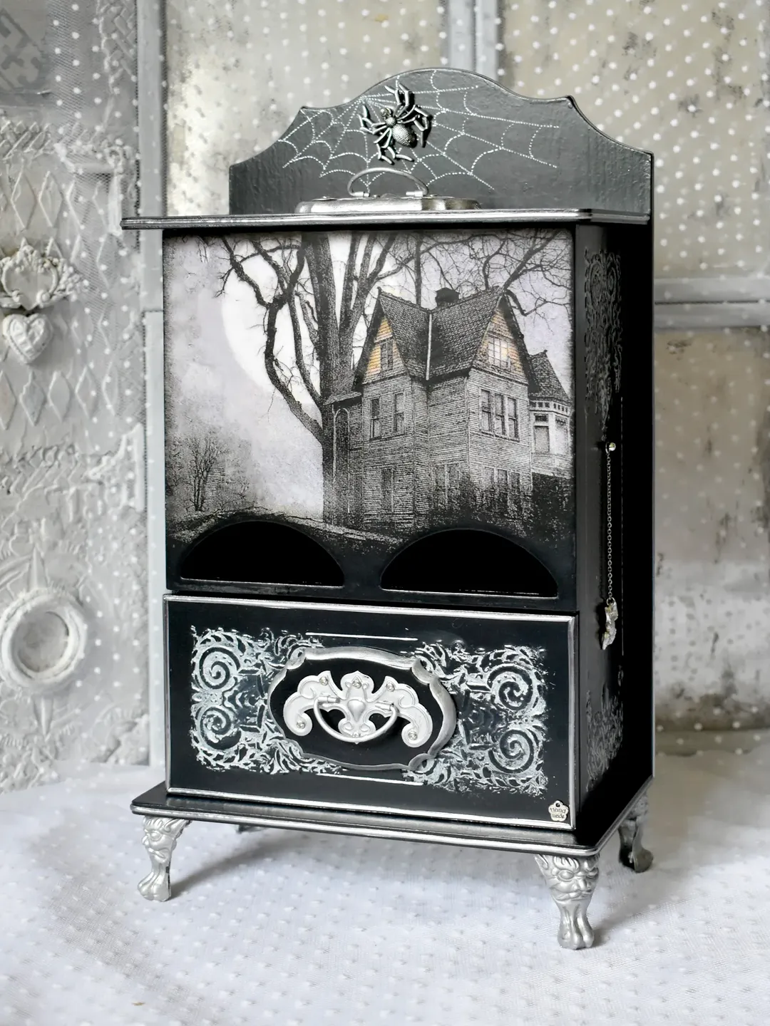 Grey Tea House OLD HOUSE 2 double box for disposable tea bags for storing tea