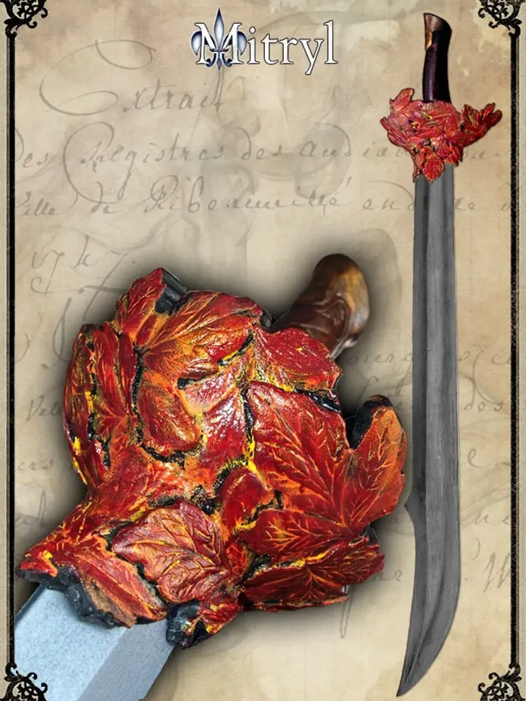 Edhellang (fall) foam LARP sword for live action role playing or cosplay. *TAX INCLUDED*