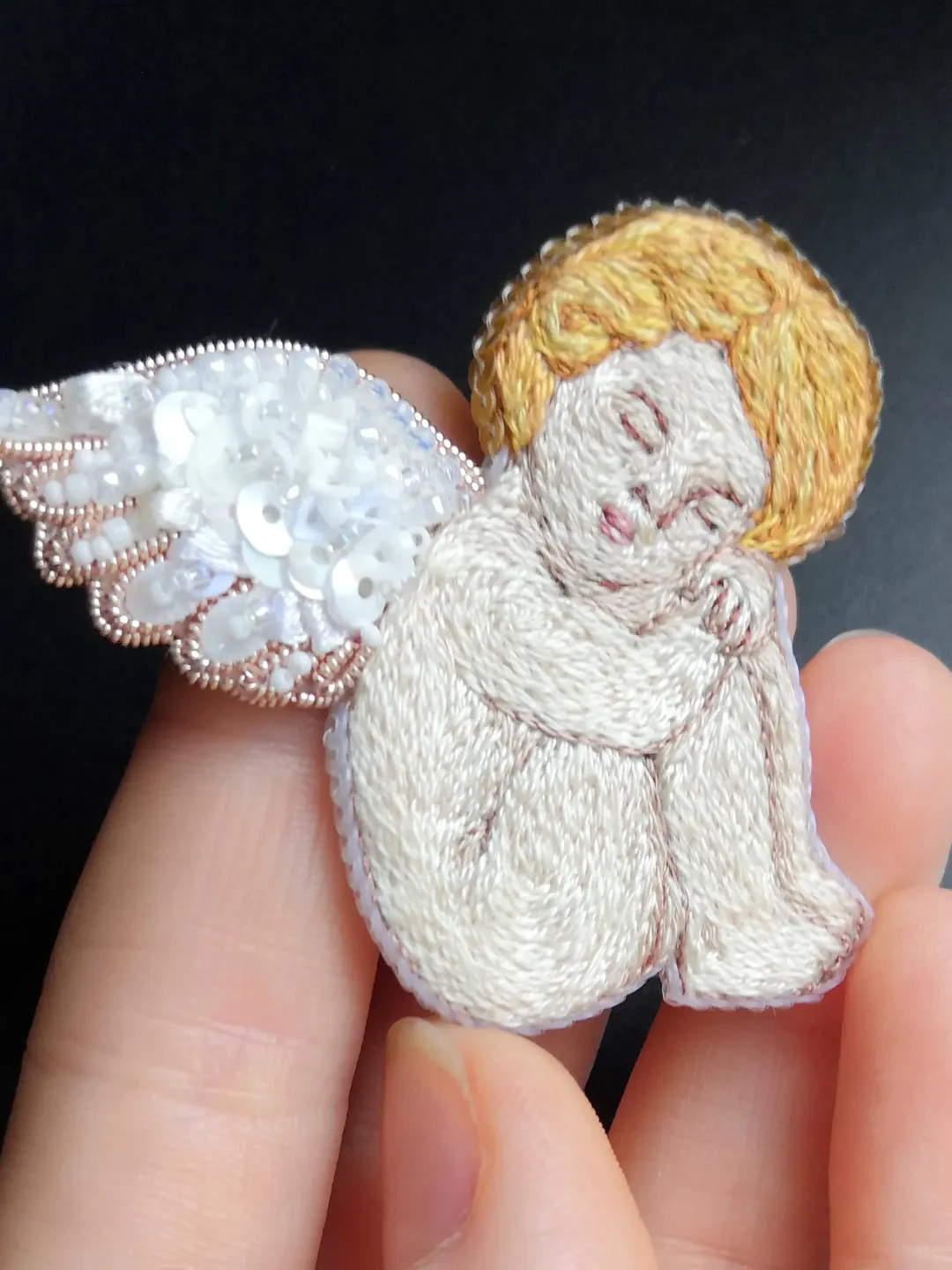 Angel brooch pin brooches for woman handmade jewelry jewelry gift gifr for woman