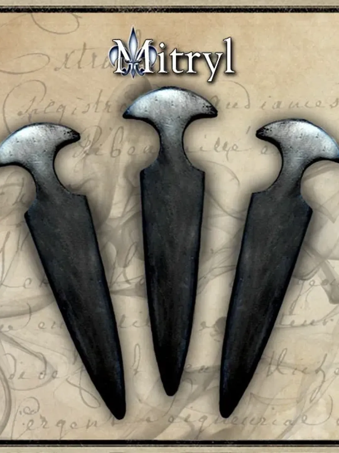 Aces of spades foam LARP throwing daggers for live action role playing or cosplay. *TAX INCLUDED*