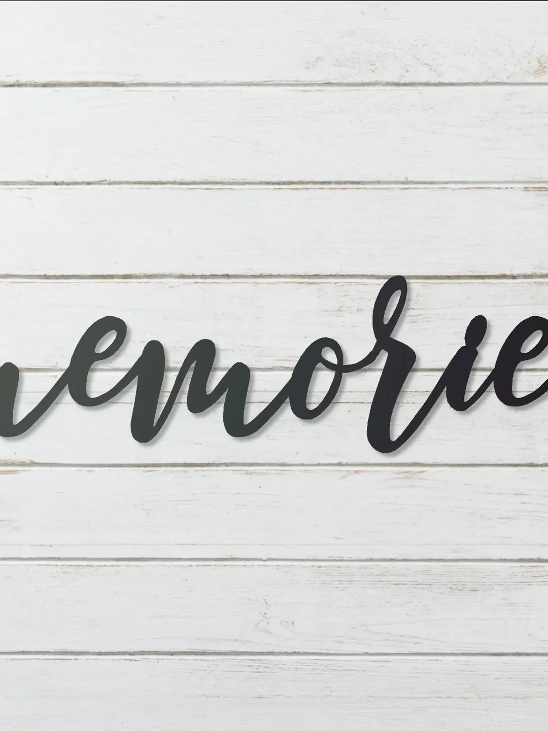 Memories Metal Sign, Memories Wall Decor, Memories Word Sign, Wall Collage sign, Family photograph sign