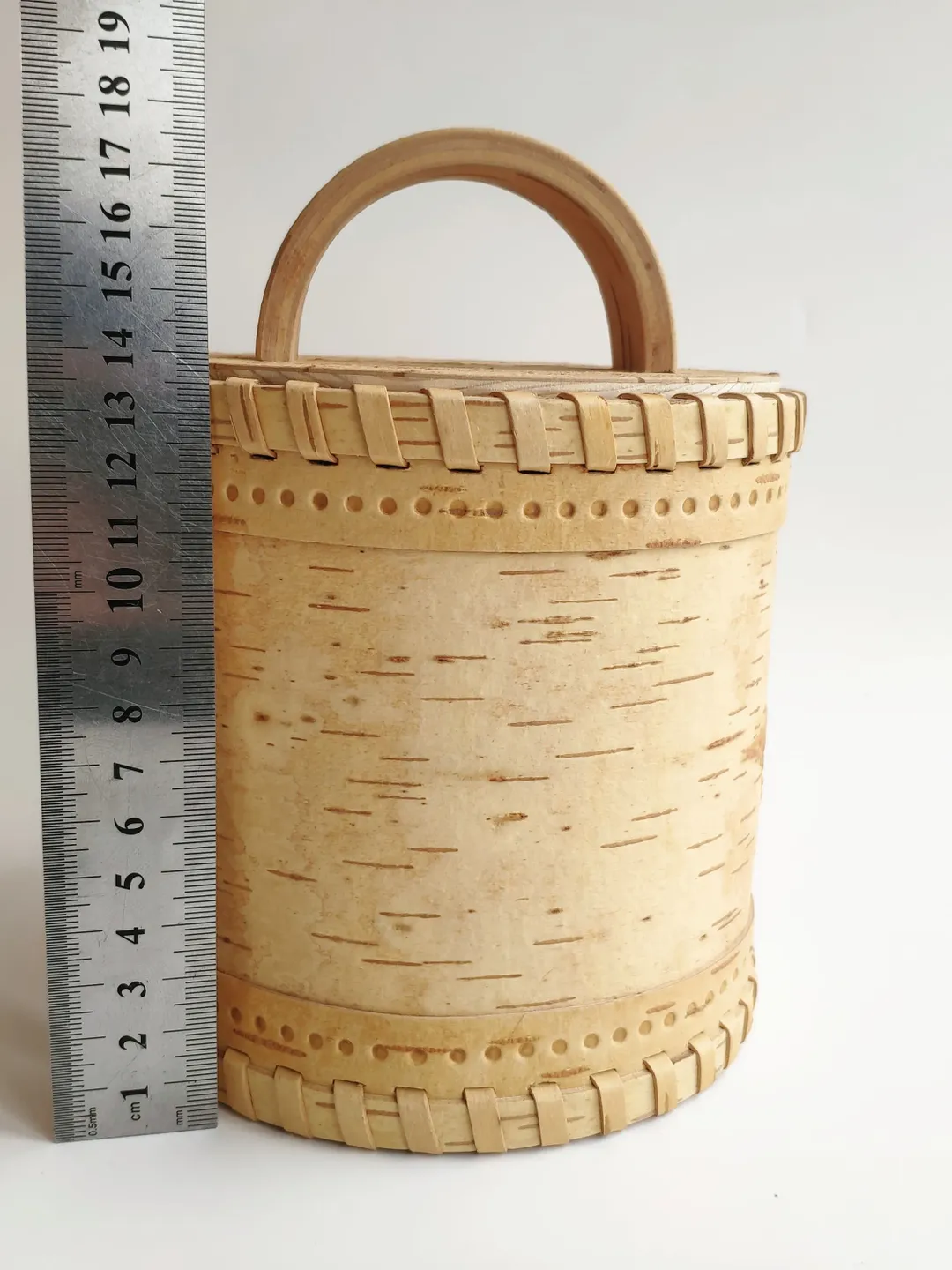 Birch bark box