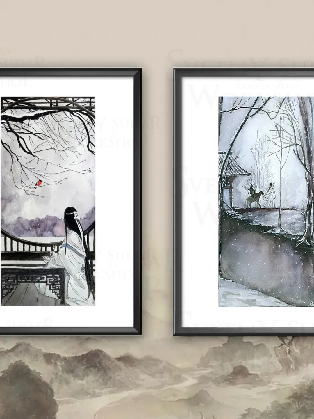 directly inspired by https: Images High Quality Grahic Set of Prints (2-24) inspired by Mo Dao Zu Shi /A4 / Directly from the ...
