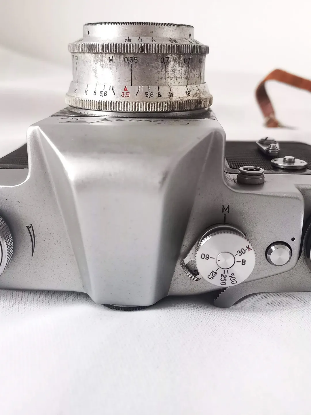 Zenit-3M Small Format Single Lens Reflex Camera With Industar 50