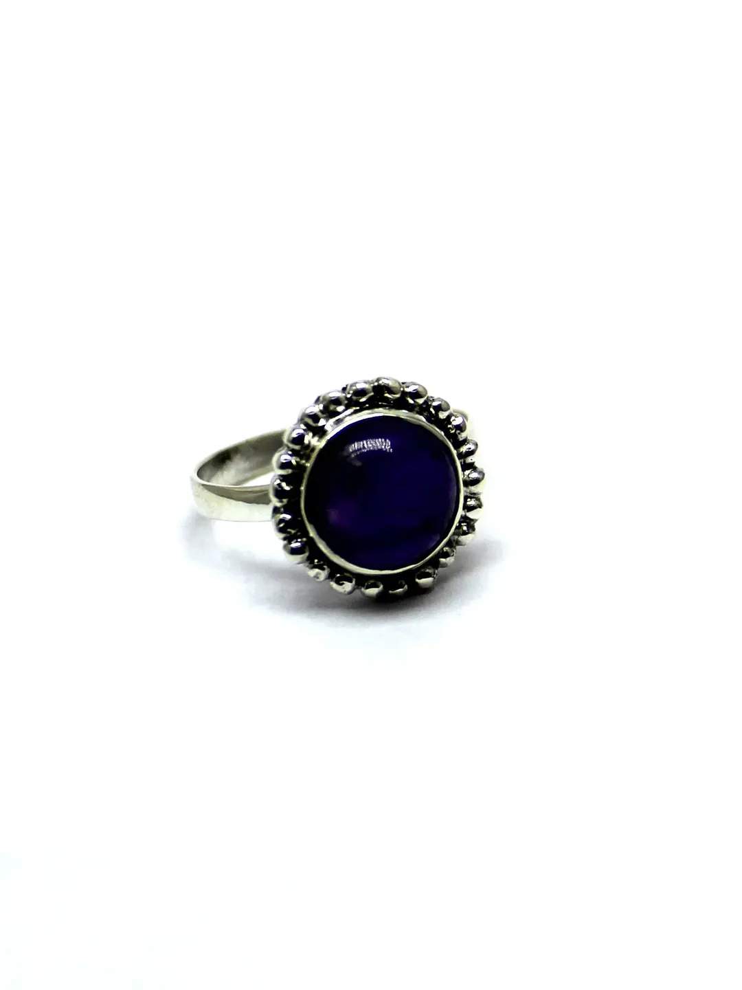Natural Amethyst Ring, Statement Ring, Women Ring, Boho Ring, Amethyst Jewelry, 925 Sterling Silver Ring, Midi Ring, Birthstone Ring