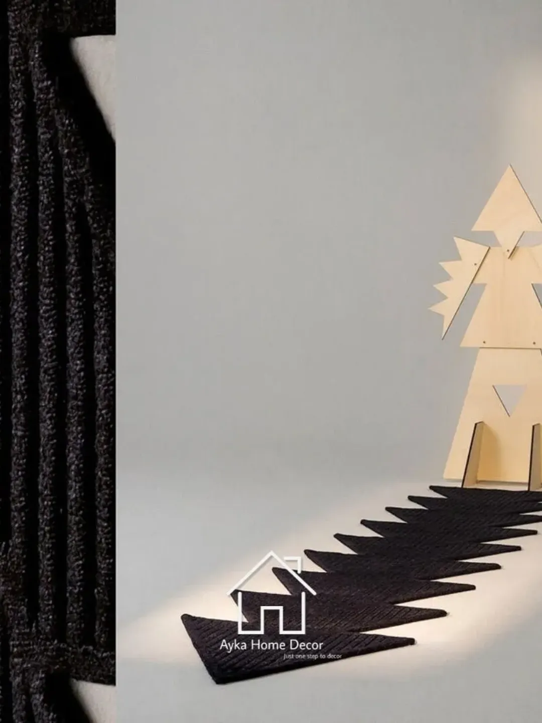 Runner Hand Tufted Wool Rug Area Rug Handmade Area Rug Hand Tuft Modern Rugs for Living Room Rugs Abstract rug irregular rug squiggle rug