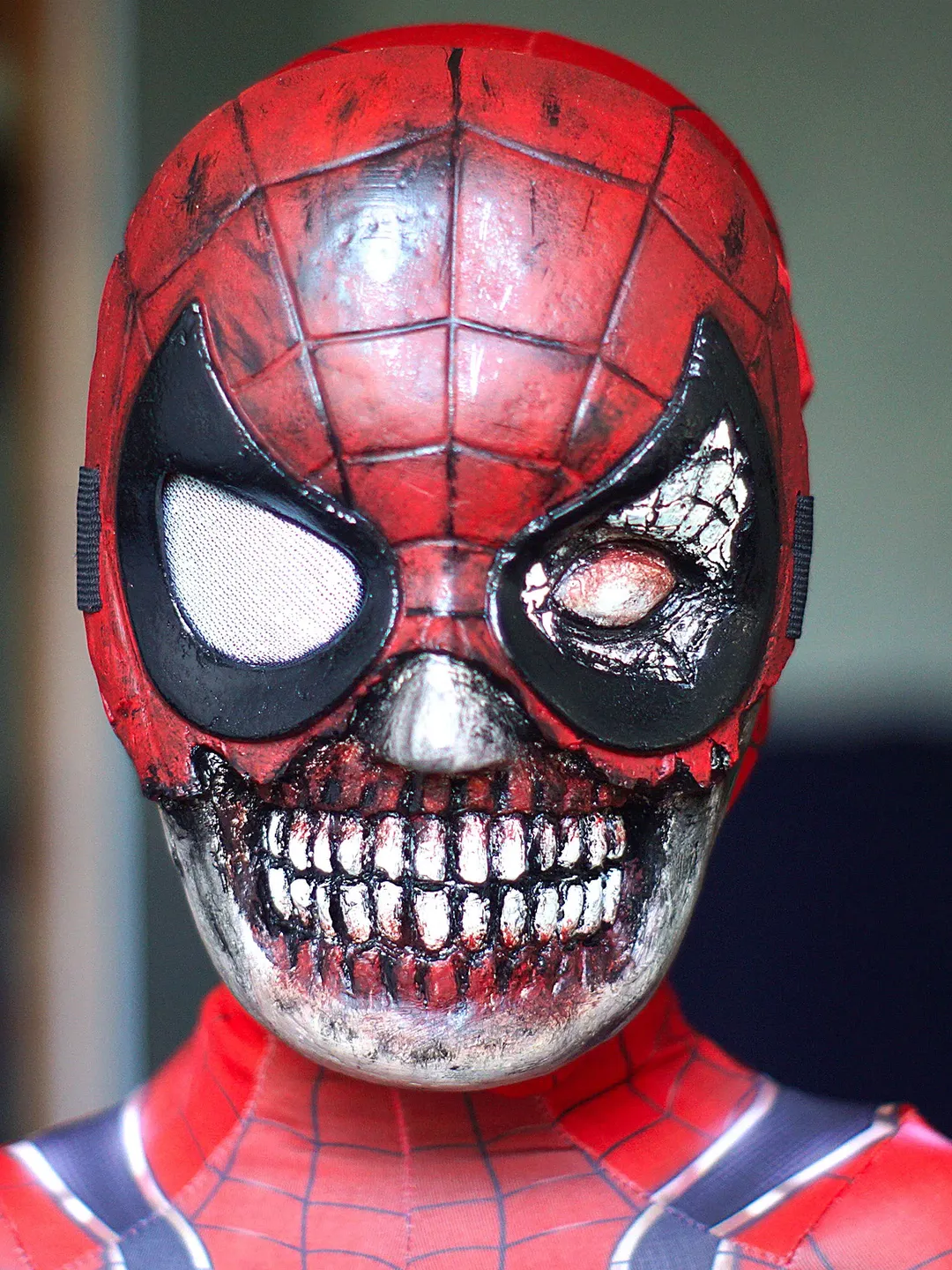 Spiderman Zombie Child mask cosplay Spider Killer Horror Nightmare survival horror Zombie Killer mask wearable for kids