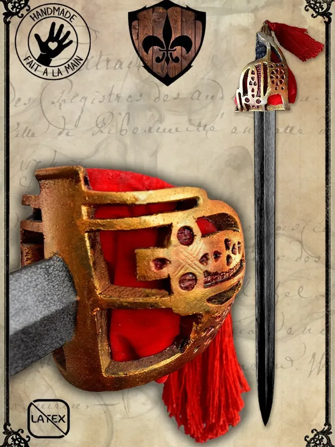 Ruahd foam LARP sword for live action role playing or cosplay. *TAX INCLUDED*