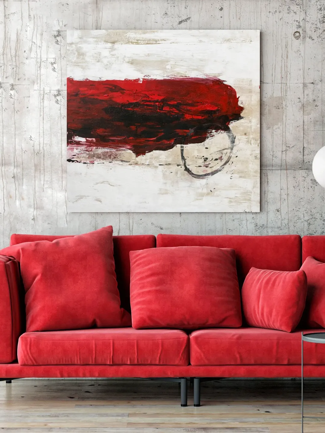 Large abstract Painting,Abstract Painting,Original Artwork,Abstract Art,Red Abstract Painting,Painting on canvas,Modern Painting,Home Decor