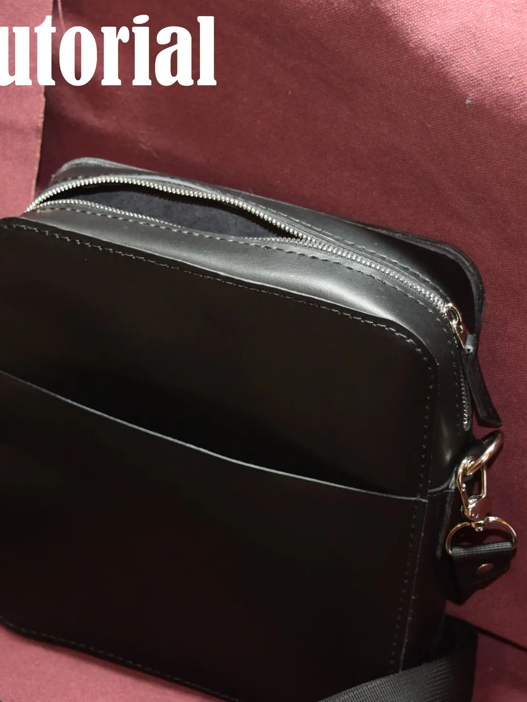 leather messenger bag pattern- Pattern leather bag-Men's Leather Bag