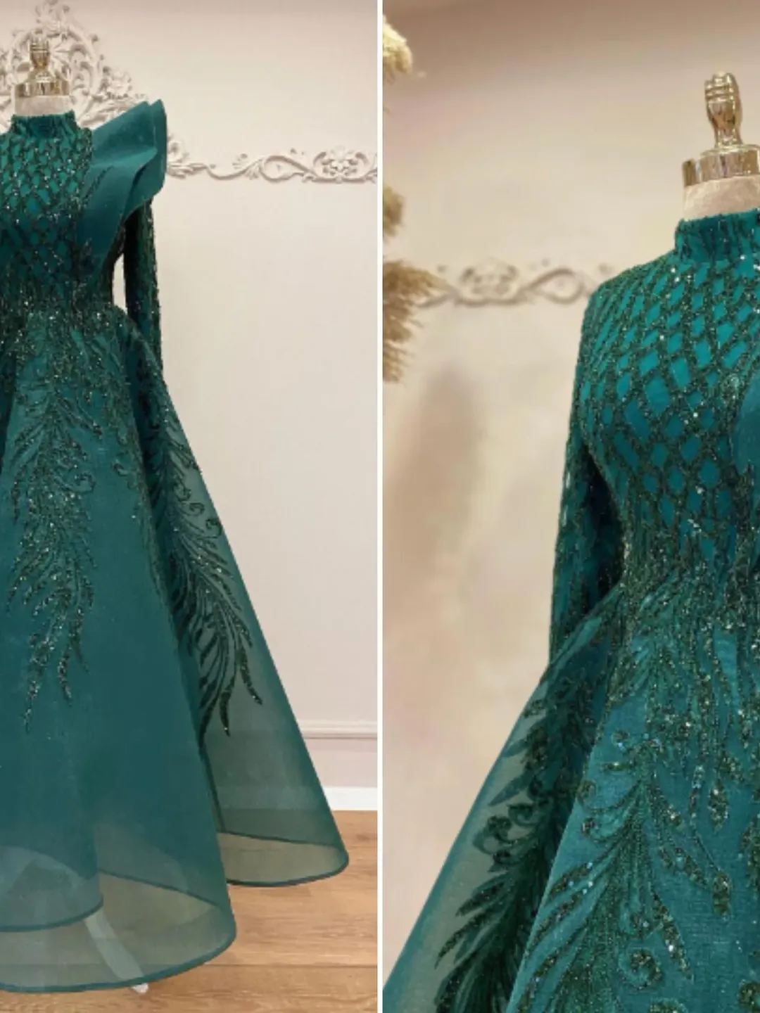 Ahunare Wedding Dress, Muslim Evening Gown, Nikah, Islamic Wedding, Engagement, Bridesmaid, Maxi Dress