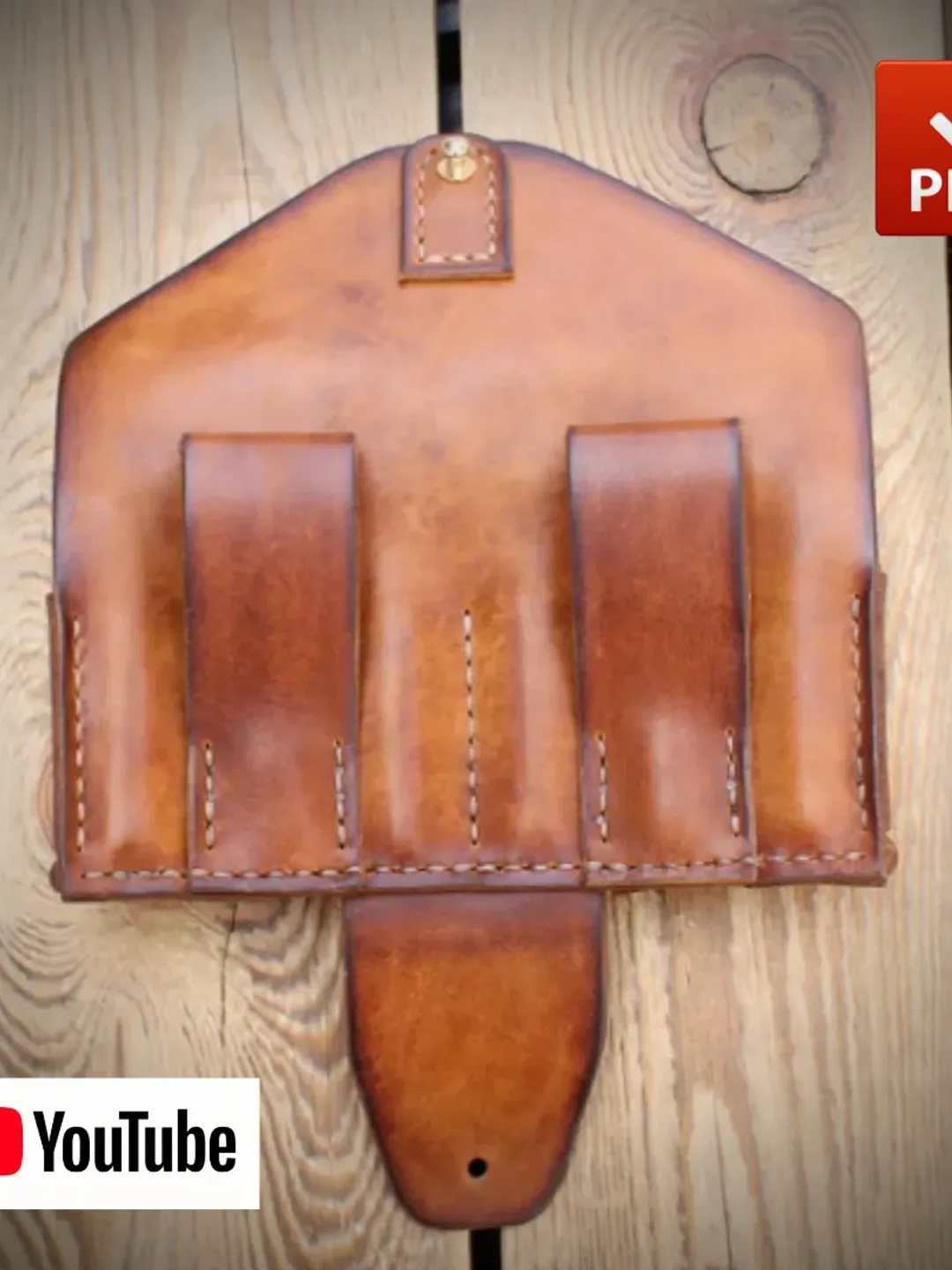 PDF pattern leather Bandolier for 6 rounds of 16 or 12 gauge