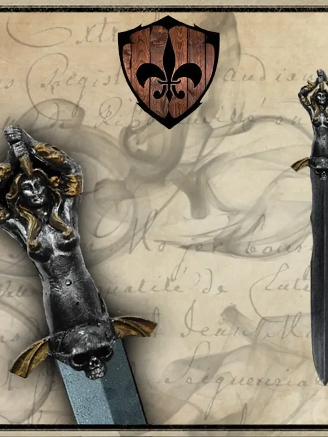 Succubus foam LARP dagger for live action role playing or cosplay.*TAX INCLUDED*