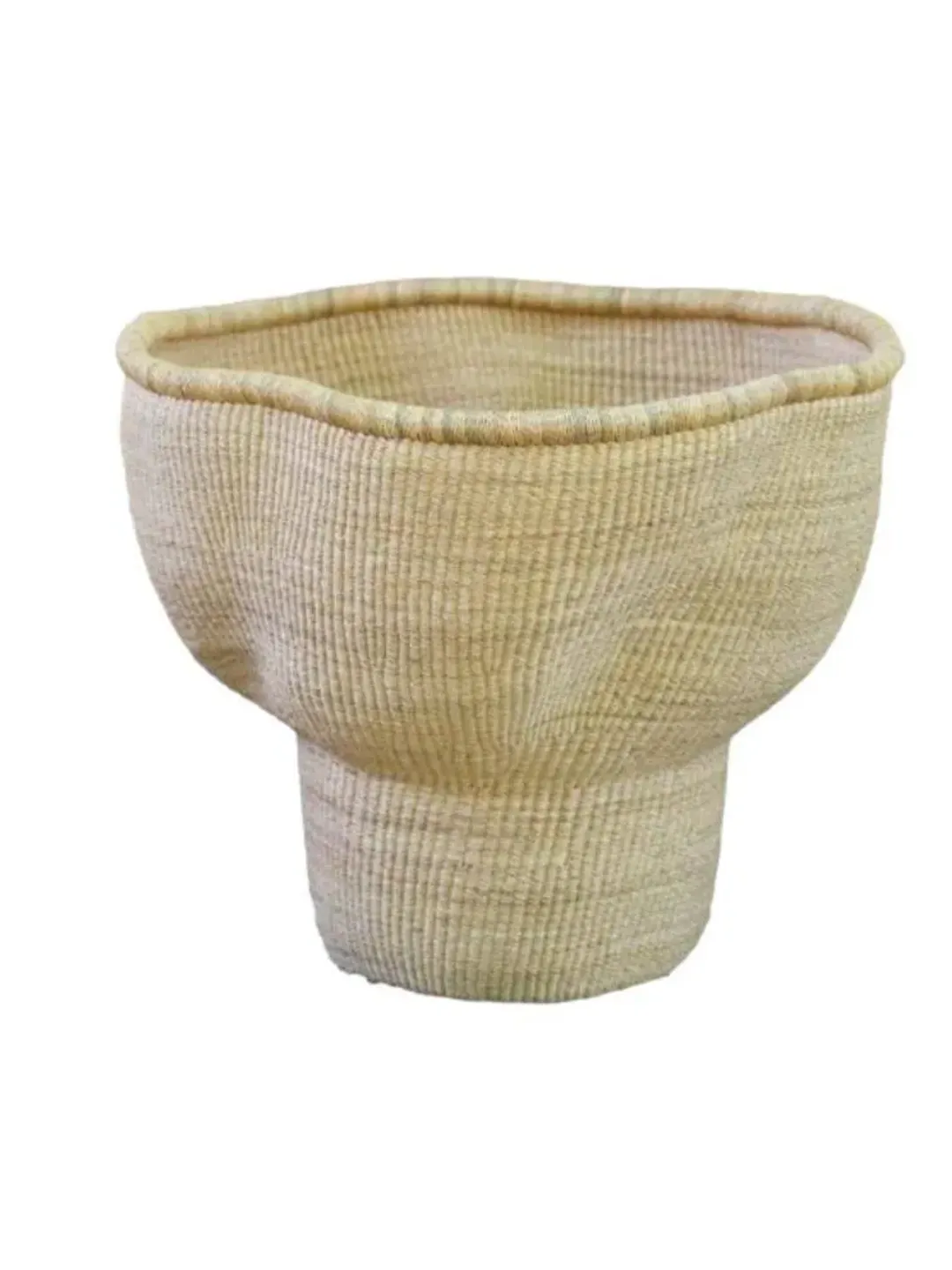 Plant Pot Cover, Plant Basket, Large Woven Basket, African Basket, Indoor Plant Stand, Personalized Home Decor, Bolga Basket