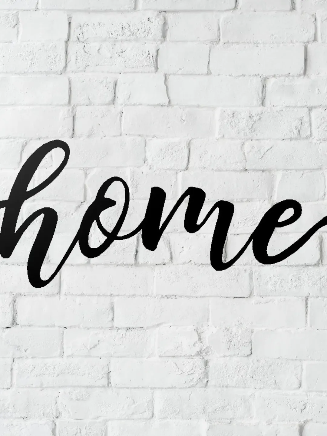 home Metal Word Sign, home Wall Decor, houswarming gift, Farmhouse Decor, home Word Art, Cursive home Word Decor