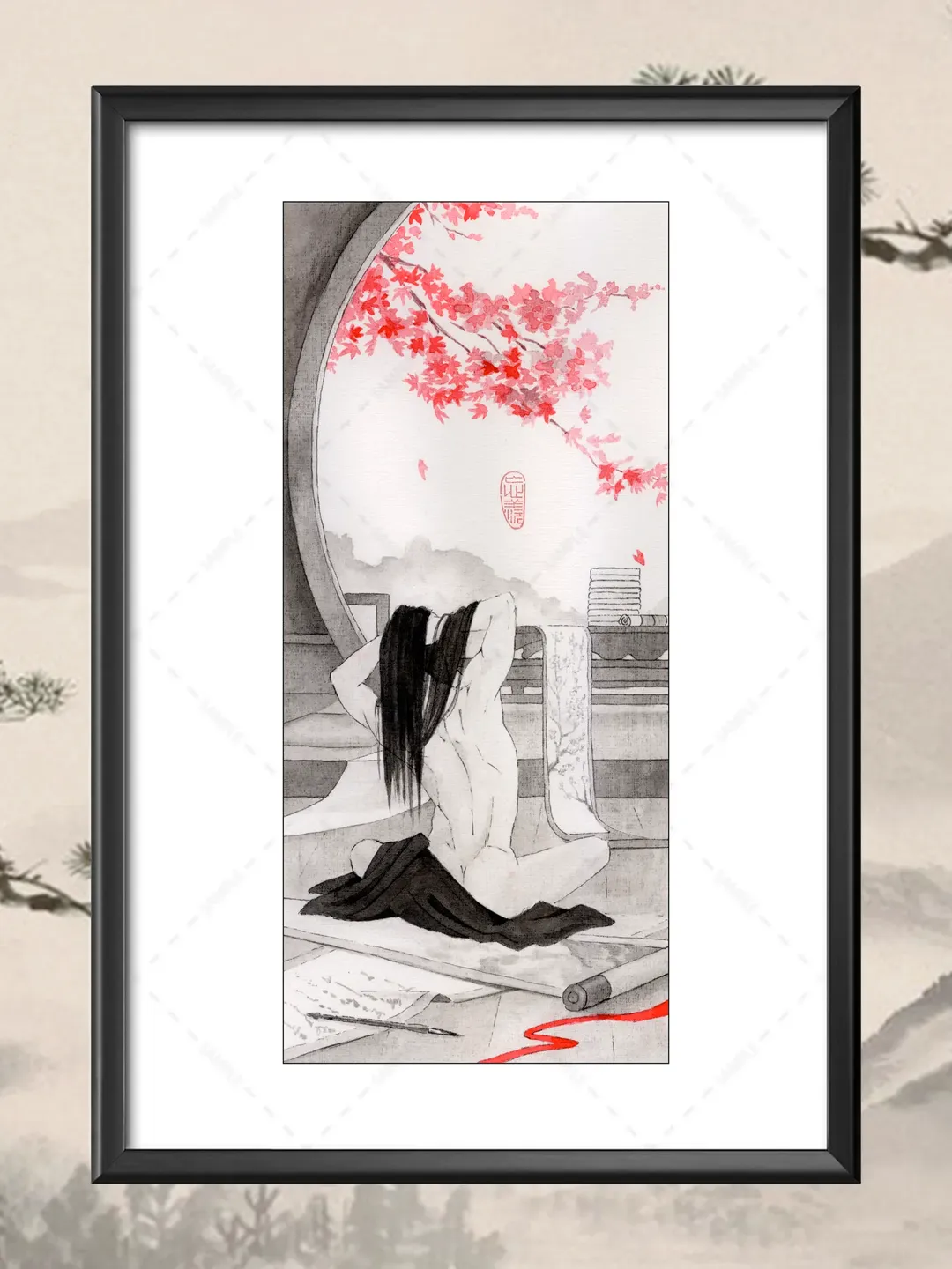 Art Print Mark it inspired by Mo Dao Zu Shi / A4 / Forget About Regrets / Lan Wangji / Wei Wuxian