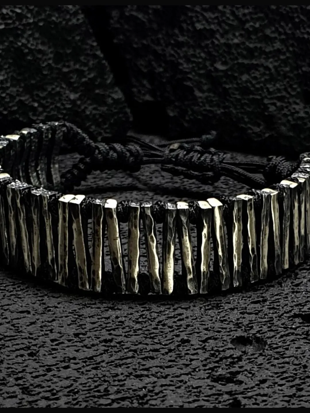 Solid Silver Antique Macrame Bracelet, Masculine Bracelet for Men and Women, 925 Sterling Silver Wristlet, Christmas Gifts, Viking Bracelet