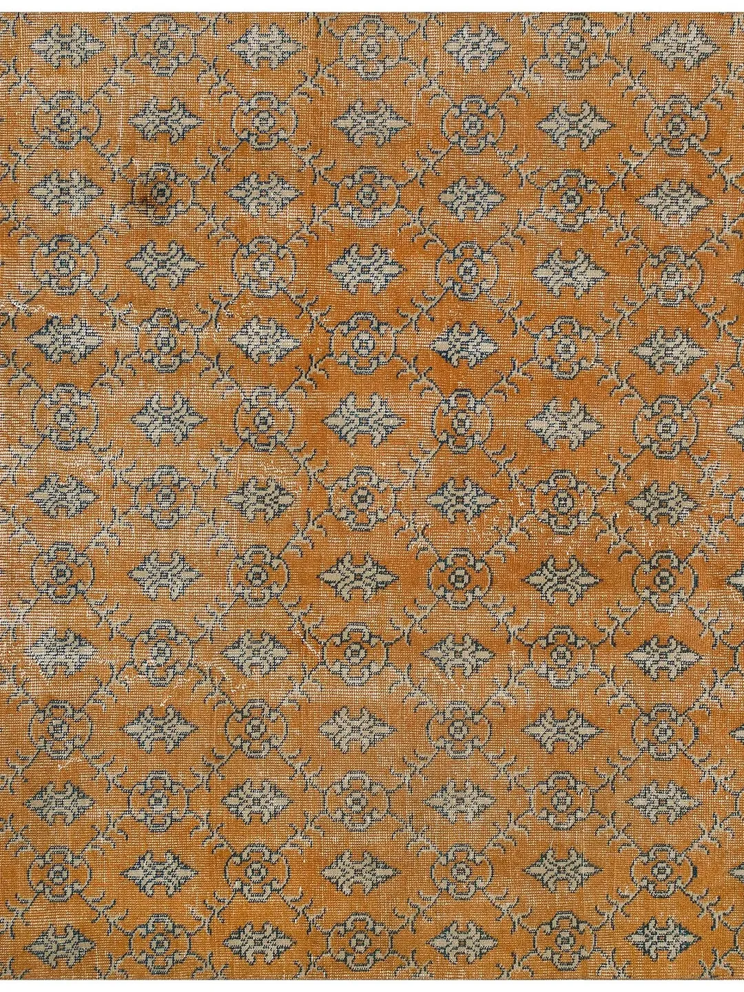 Add a Pop of Color to Your Home with this Orange Turkish Area Rug