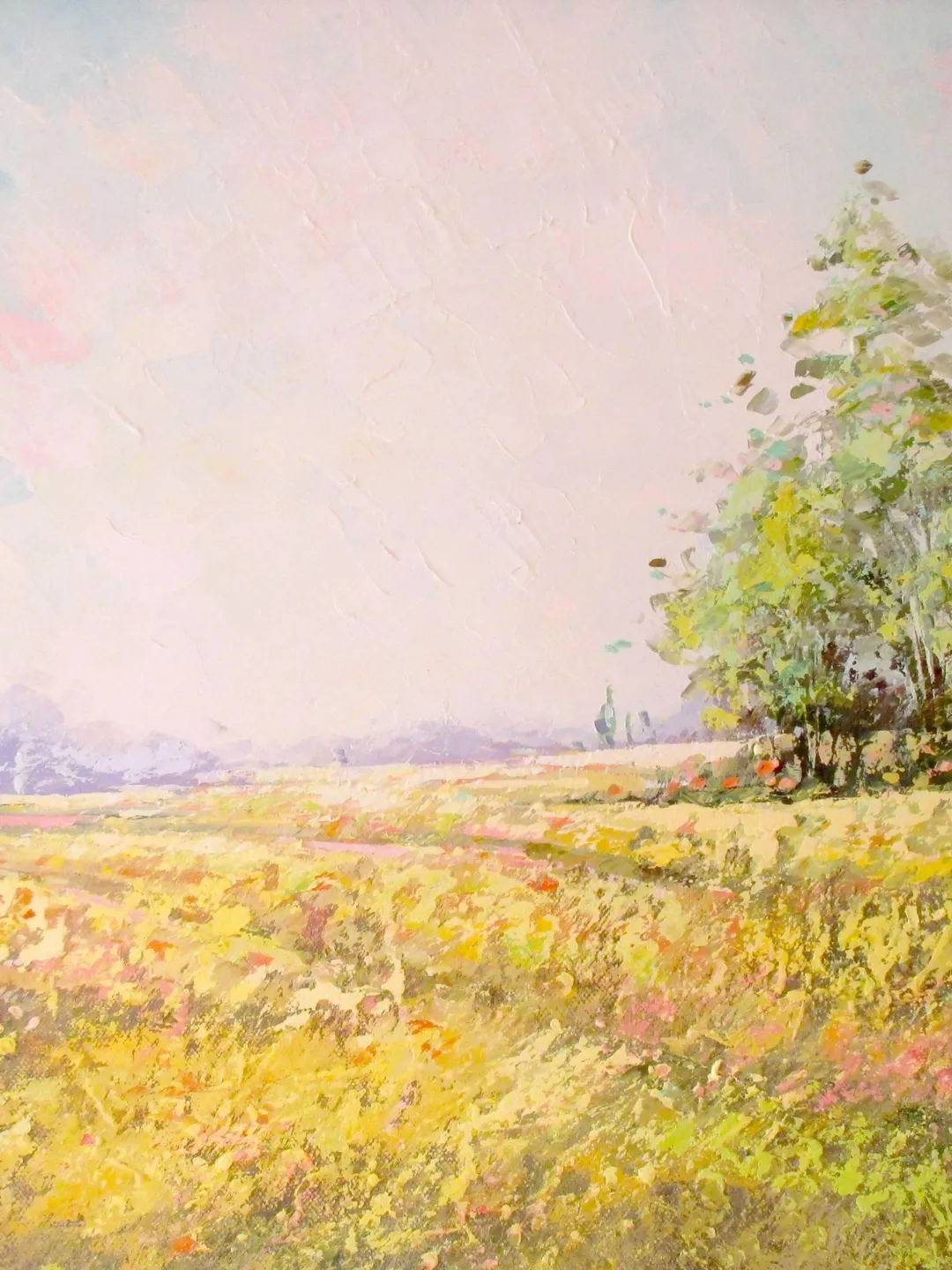 Landscape Painting on Canvas Modern Impasto Painting Original Art by "Walperion Paintings"