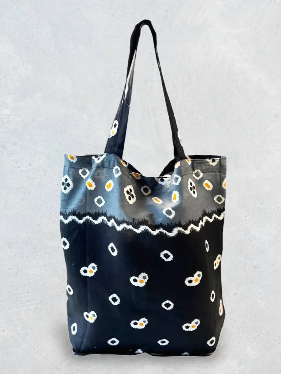 Foldable Shopping Bag | Jumputan Batik Tote | Batik Grocery Bag | Boho Chic Gift | Pink Red Black Teal Green Tote