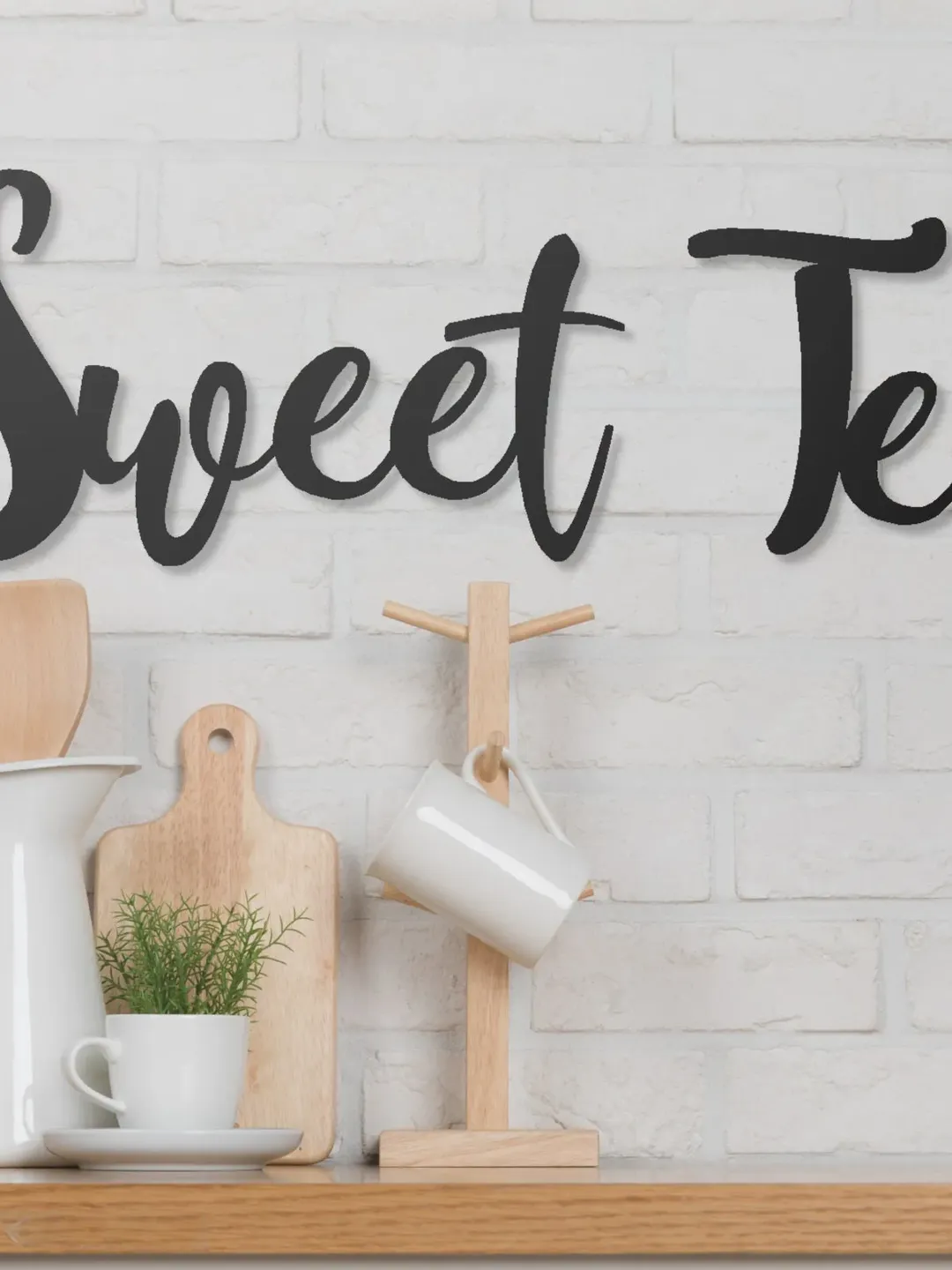 Sweet Tea Sign, Sweet Tea Metal word sign, Southern Sweet Tea, Decorative Sweet Tea for your Farmhouse Decor, Unique Interior Design