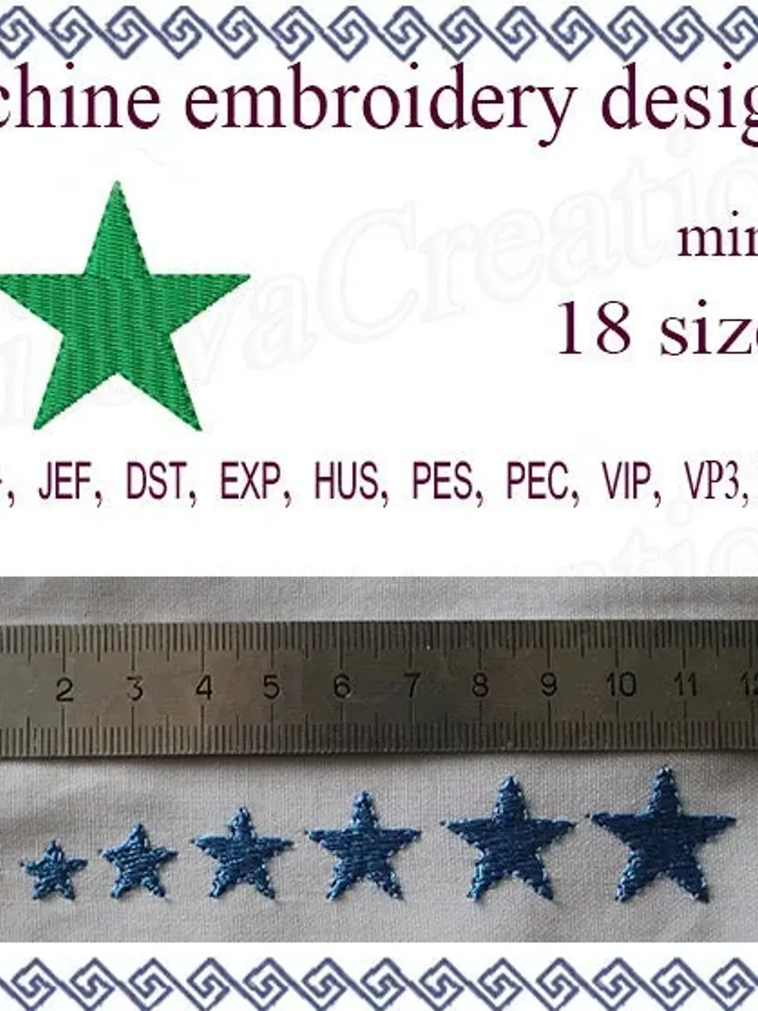 Star Machine embroidery design Mini Star  Star embroidery design  Star Design Embroidery star Digital design Mini embroidery