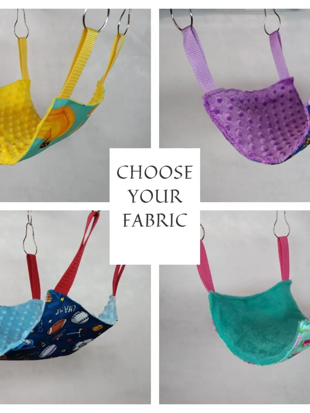 Ferret hammock, bearded dragon hammock, chinchilla hammocks, rat cage accessories, ferret cage accessories, sugar glider toys