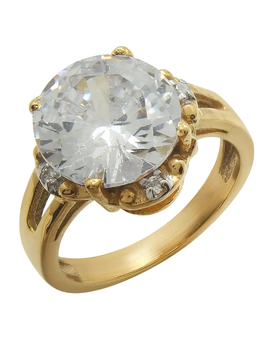 Art Deco Style Ring, Handmade Women Ring, Engagement Ring, Anniversary Gift, Bridal Ring, Sterling Silver Ring, Round CZ Ring, Cluster Ring