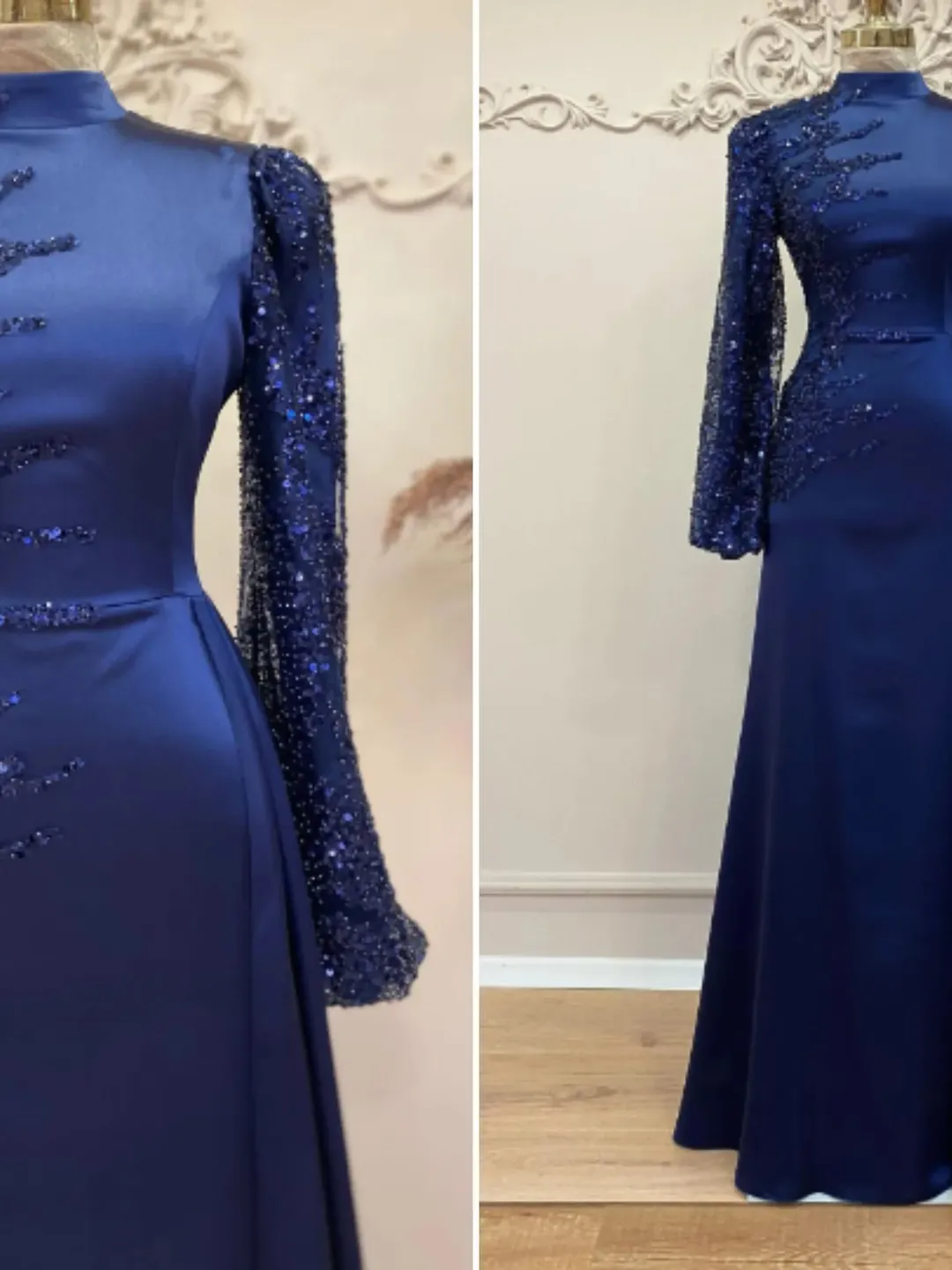 Ahunare Wedding Dress, Muslim Evening Gown, Nikah, Islamic Wedding, Engagement, Bridesmaid, Maxi Dress