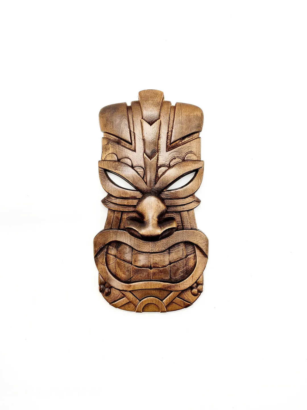 African wood mask, Wooden Tiki Mask, Wood decor, wall decor, wall panel, wooden wall panel, wooden mask, hawaiian tiki mask, carved mask