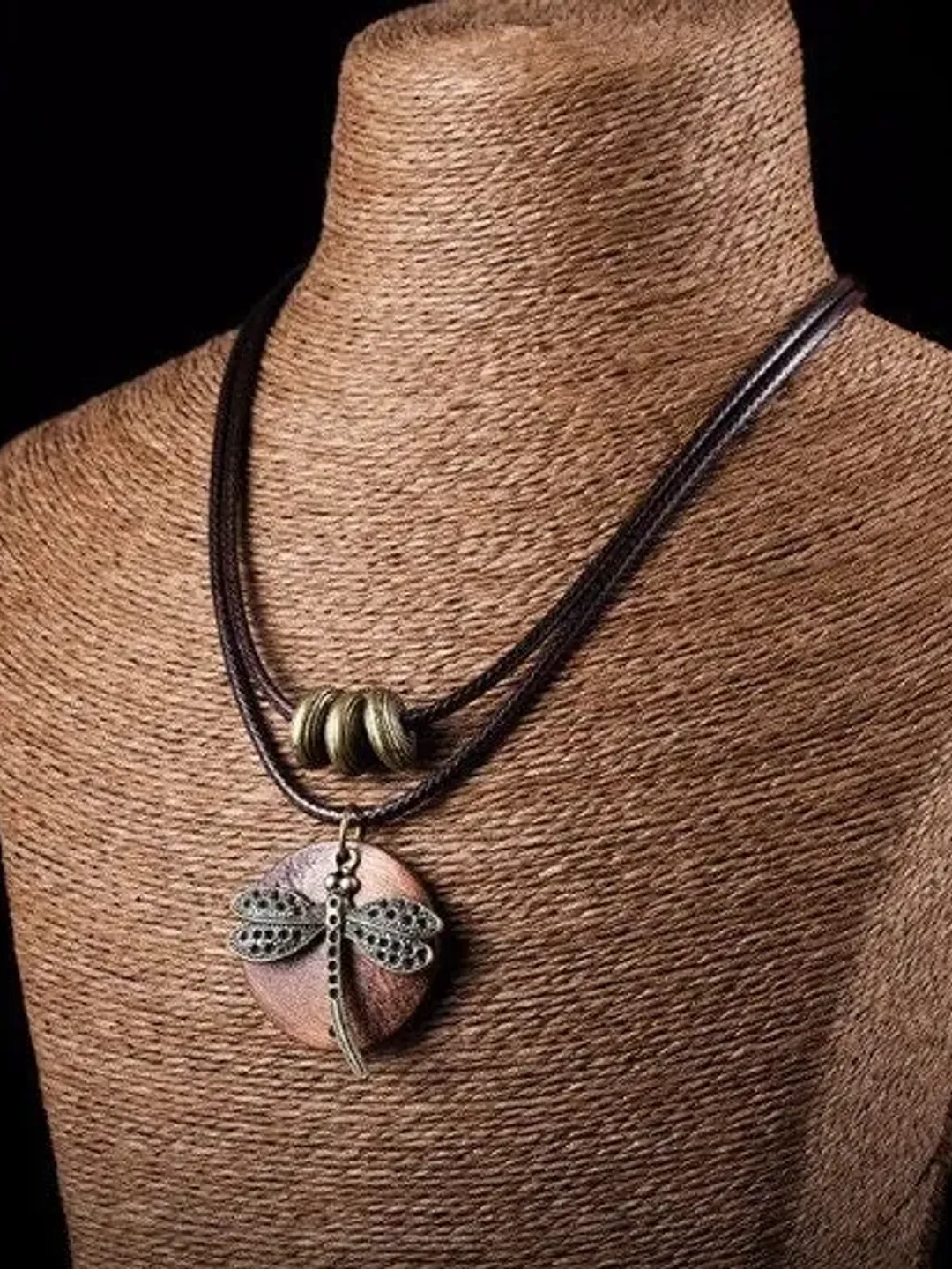 Dragonfly Necklace, wooden necklace, wooden dragonfly pendant, wooden dragonfly necklace, wooden necklace, wooden jewellery, wood necklace