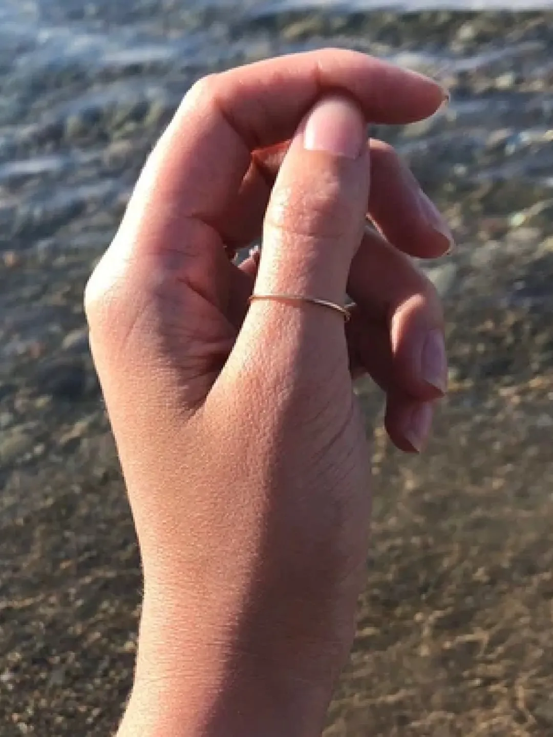 Gold thumb ring · Thumb Ring · Thin Gold Thumb Ring · 14k Gold Filled Thin Ring · Minimalist Simple1mmThin Thumb Ring· plain band Stacking
