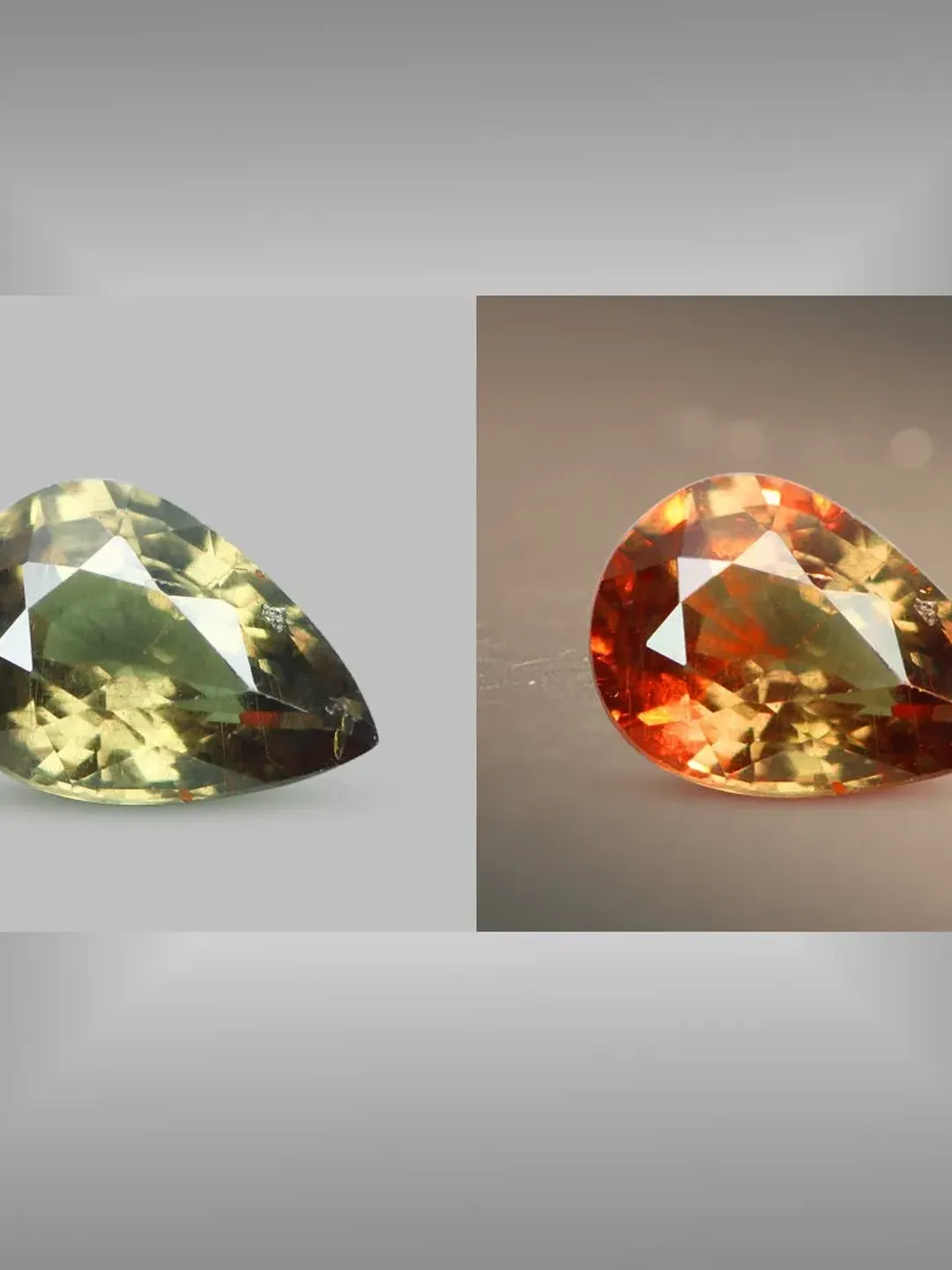 0.87 CT Stunning Rarest Unheated 100% Natural Color Change Garnet Tanzania