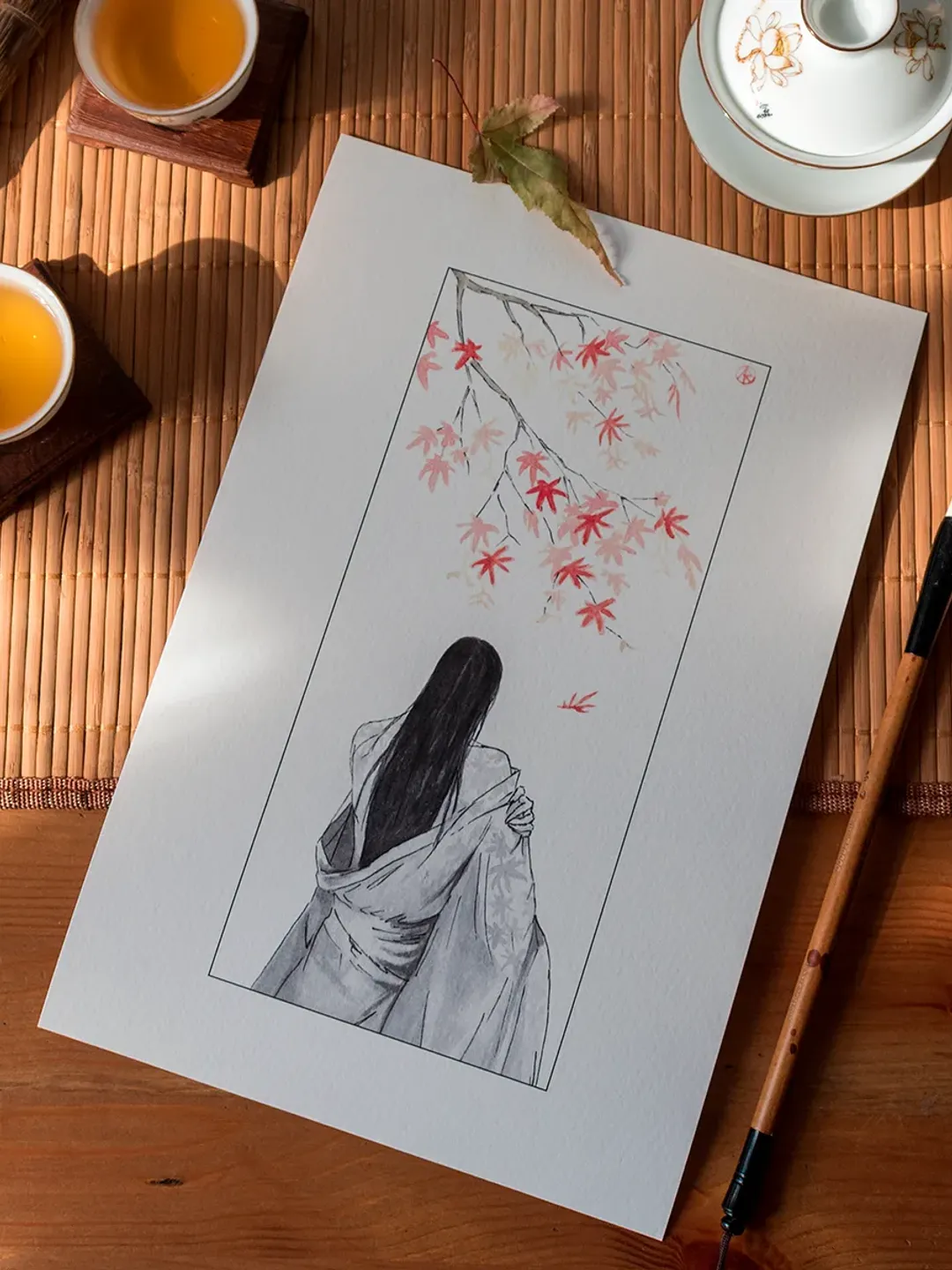 Art Print Pattern inspired by Mo Dao Zu Shi / A4 / Forget About Regrets / Lan Wangji / Wei Wuxian