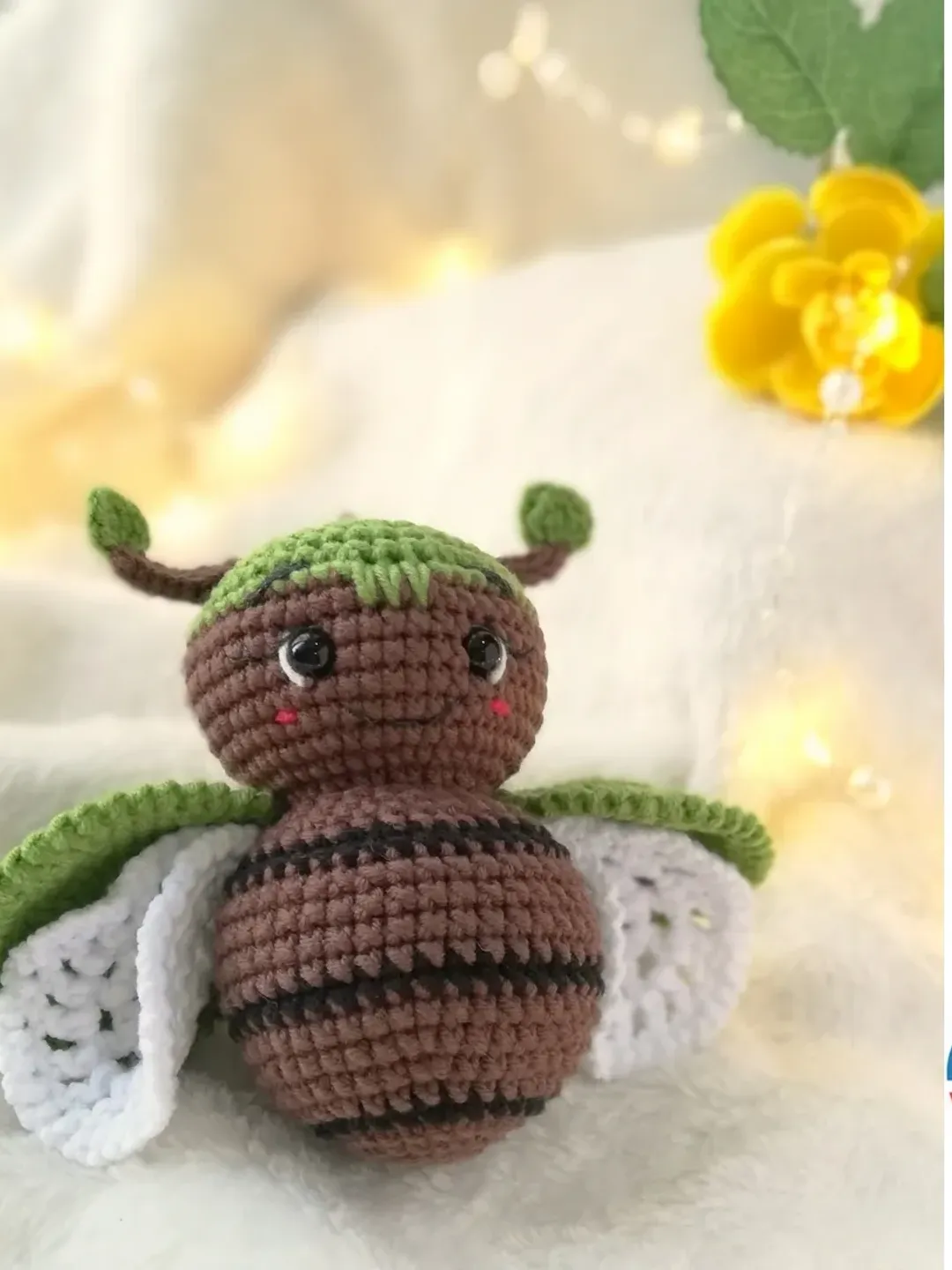 Crochet bug pattern, amigurumi insect tutorial little beatle, easy to follow PDF pattern by CrochetToysForKids