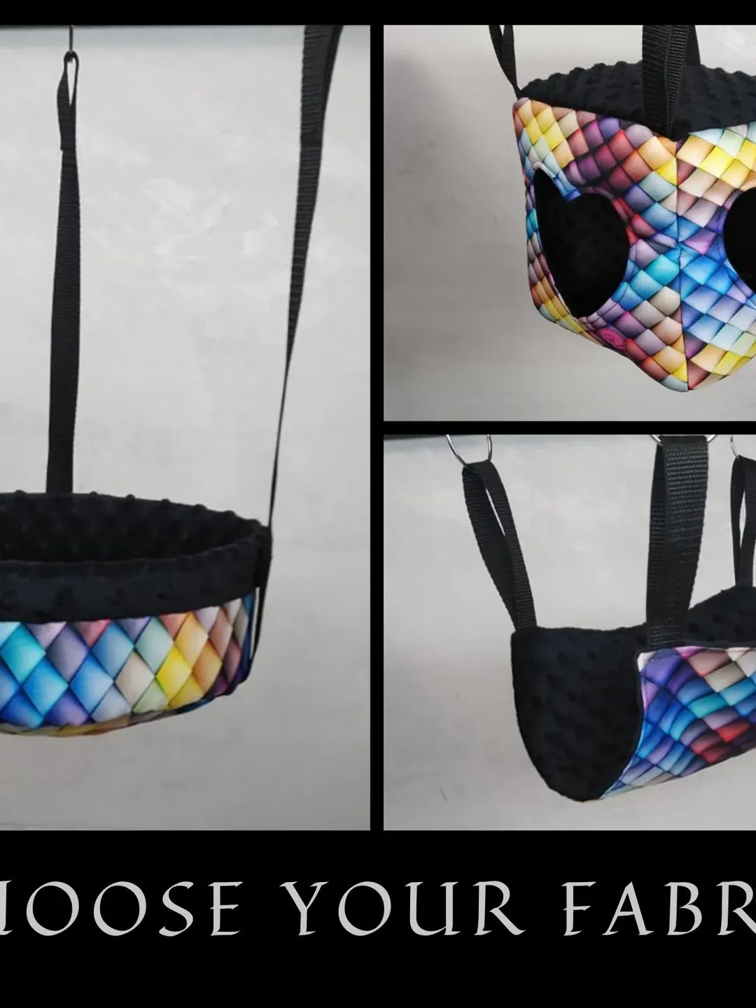 3 piece rat hammock set, ferret hammock set, chinchilla hammock set, set of hammocks for small animals, rat cage accessories