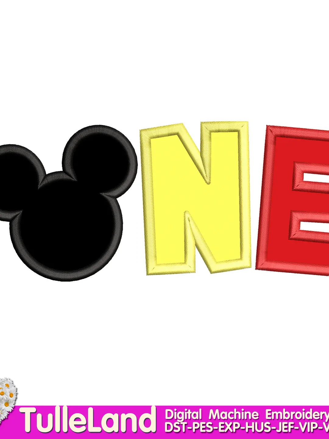 ONE Mouse Birthday 1st  Birthday I'm ONE Mouse Birthday Oh TWOdles Oh Toodles Design applique for Machine Embroidery