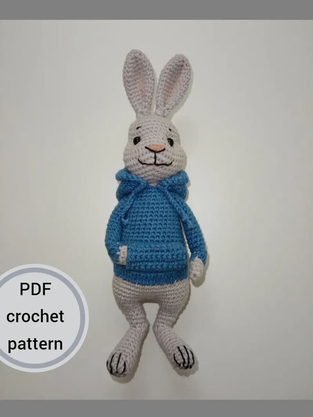 Crochet pattern, crochet rabbit, PDF,easter bunny, year of the rabbit, holiday gift
