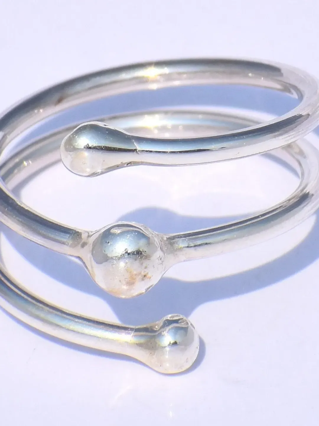 Spiral Ring, 925 Sterling Silver, Wrap Ring, Coil Ring, Chunky Ring, Statement Ring, Handmade Ring, Women Ring, Anniversary Gift, Boho Ring