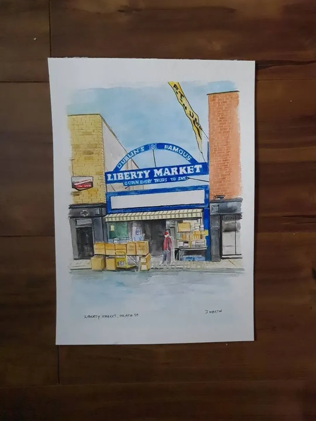 Liberty Market, Meath St, The Liberties, Dublin 8, unmounted, unframed