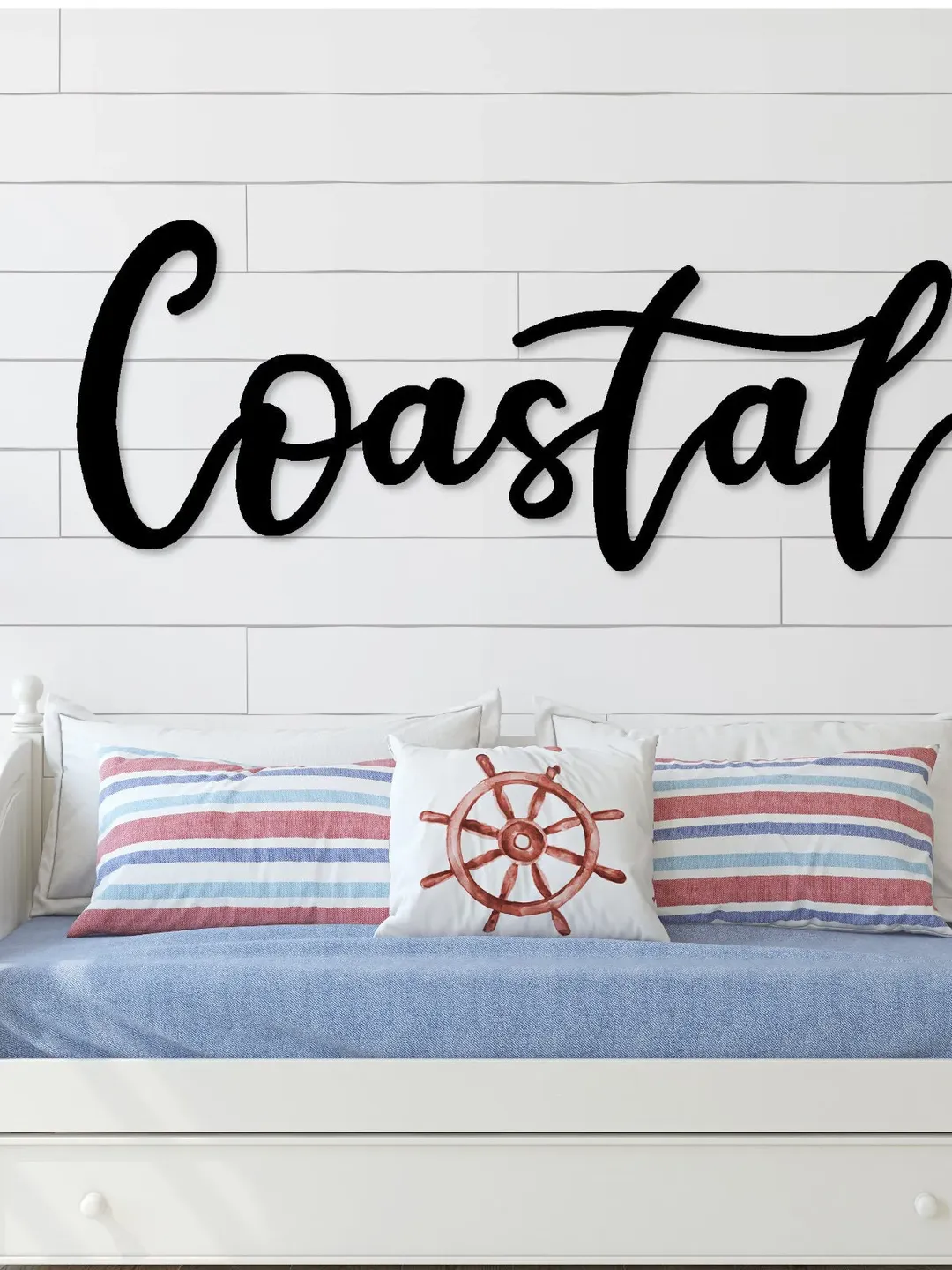 Coastal Wall Art, Coastal Beach Themed Sign, Coastal Metal Decor Sign, Ocean wall art, Beach House sign, Beachhouse decor, Beach wall art