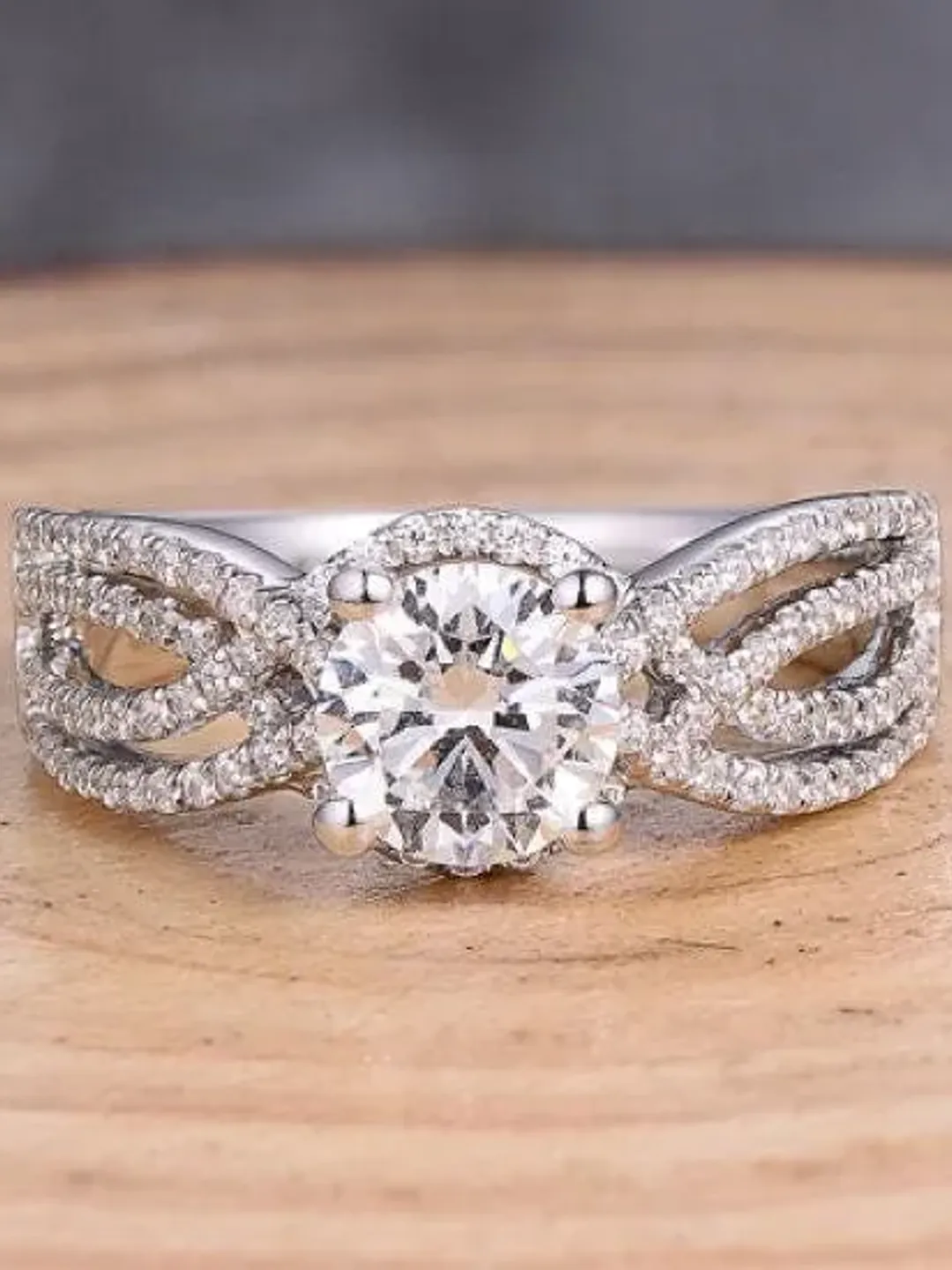 Engagement Ring, Handmade Jewelry, Best Engagement Ring, 14k Gold Ring with Round Semi Mount, For Her Gift