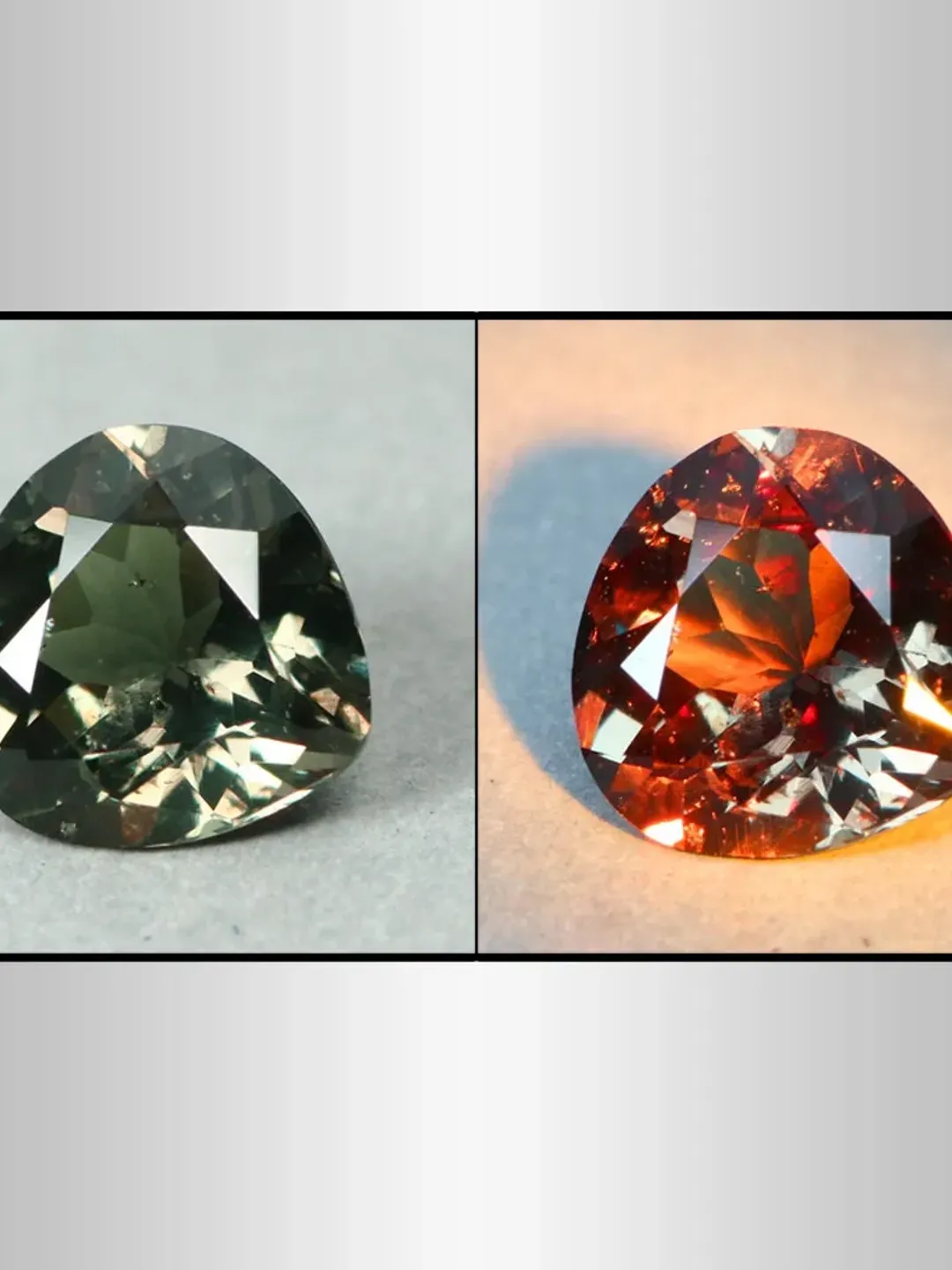 1.08 CT Stunning Rarest Unheated 100% Natural Color Change Garnet Tanzania