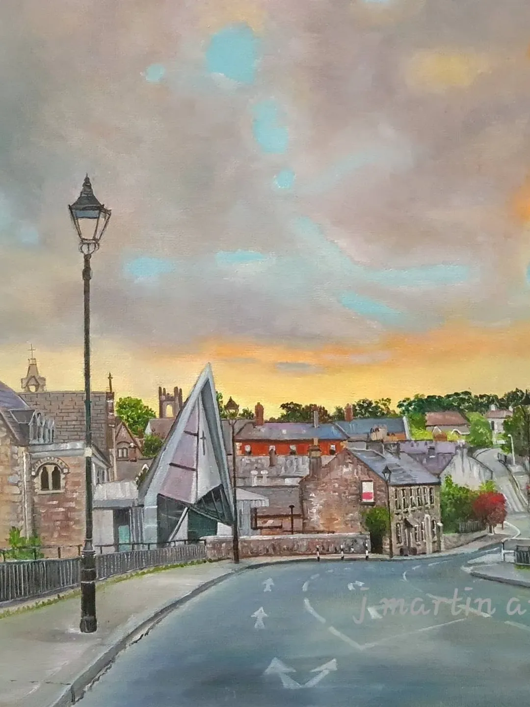 View of Dundrum from Ballinteer Bridge, Dundrum, Dublin