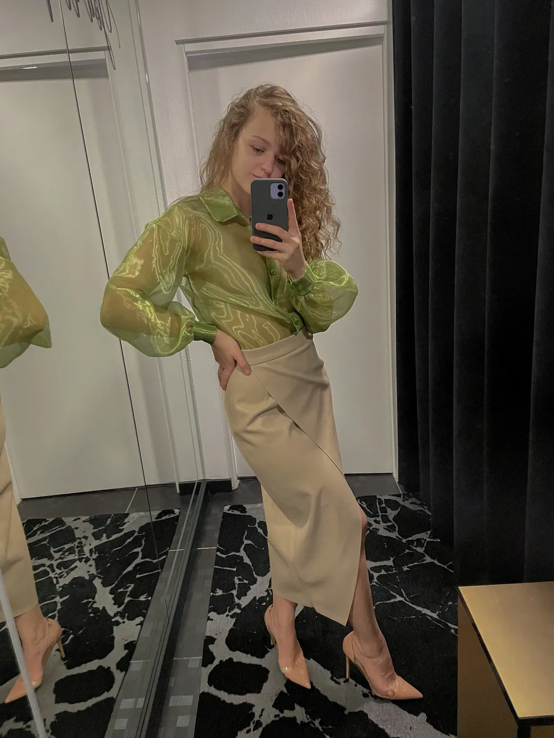 Pirate blouse woman, Transparent organza blouse, Sheer blouse, Victorian sheer shirt, Blouse with voluminous long sleeves