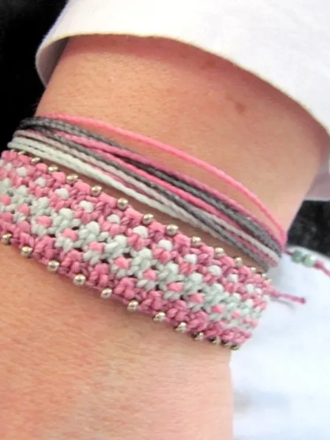 Macrame bracelet, boho bracelet, hippie bracelet, women bracelet, gift for women, multi strand bracelet, hippie jewelry, jewelry macrame