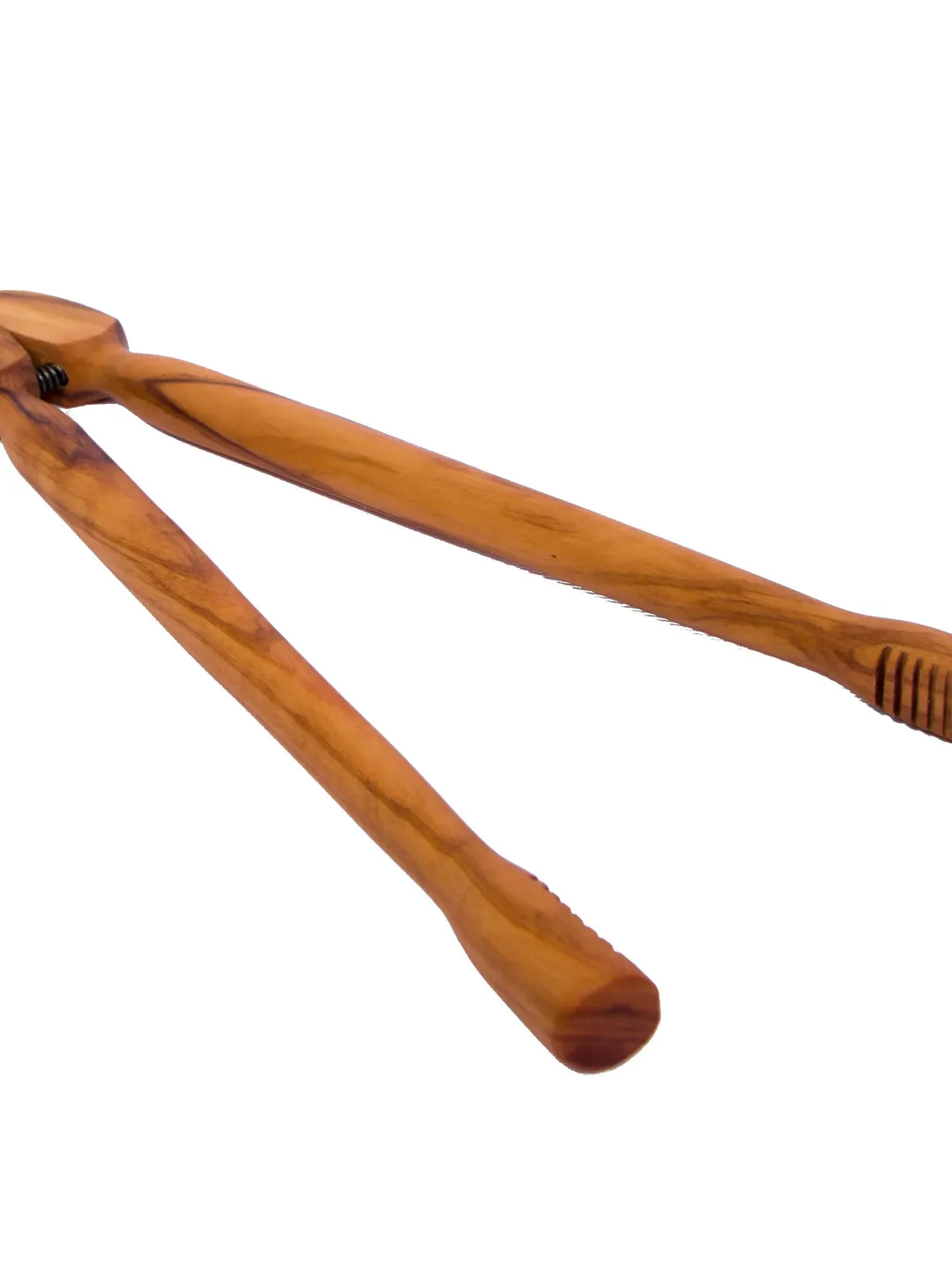 Wooden Pickle Tong 25 cm (Pince à Cornichon) / Grill Tong - Handcrafted in Olive Wood - AKwood Wood Rustic Decoration / Wedding Gifts