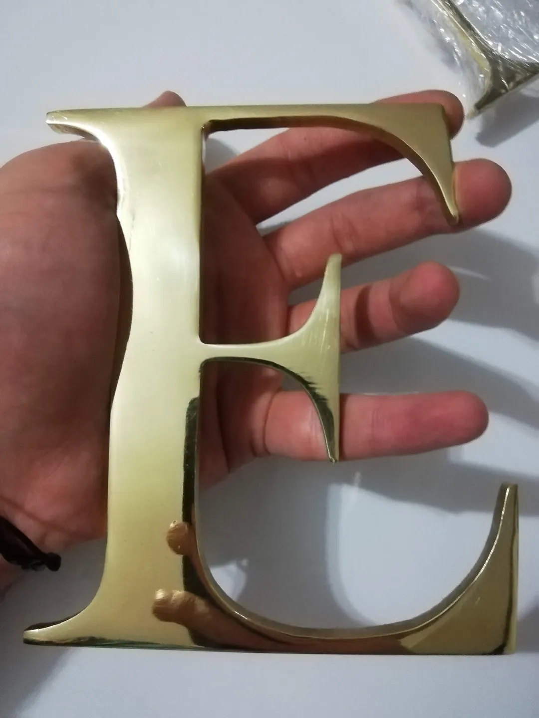 Custom Cast Brass Letters - Cast Brass Sign - Polished Cast Brass Letters