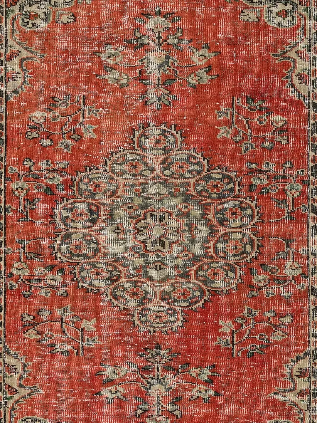 Add Warmth and Style to Your Living Room with this Orange Turkish Rug ...