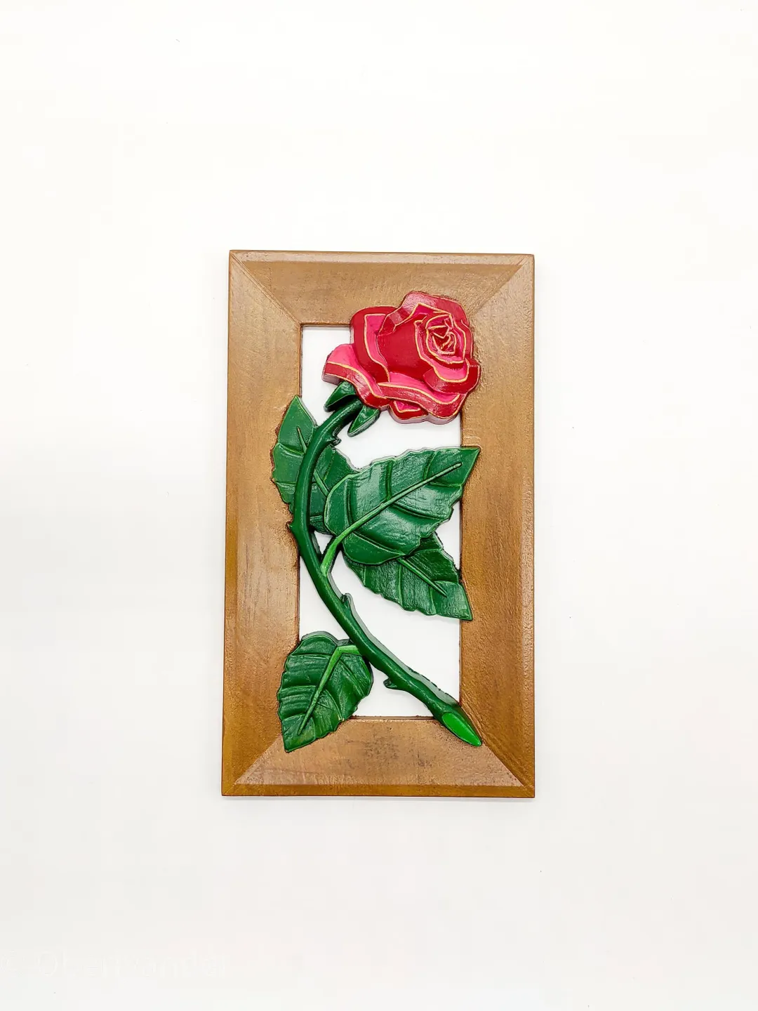 Wall panel art rose, Wood wall panel, Wall panel decor, Wood wall decor, Wooden Carver Panel, Wooden Gift on the wall, Carved wood wall art